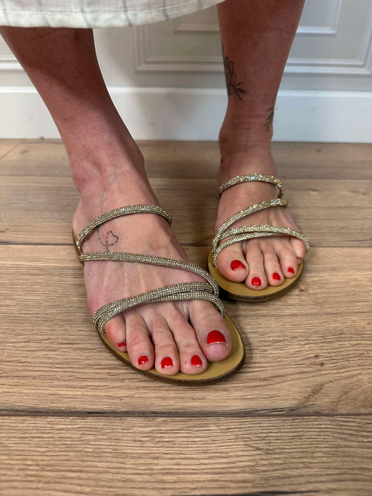 Ciabatta Marta strass - Divine Follie