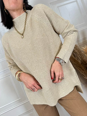 Lupetto lurex over spacchi - Kontatto