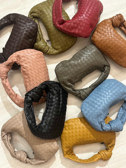 Borsa piccola intrecciata nodo - Hola