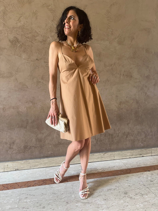 Vestito corto scollo triangolo - Vicolo