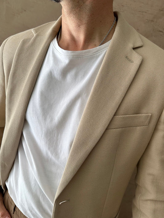 Giacca monopetto beige - Liu Jo
