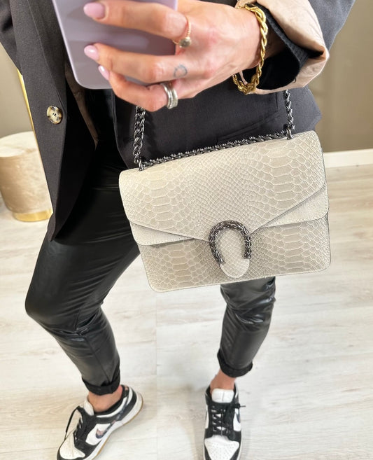 Borsa in pelle con ferro di cavallo - Hola selection