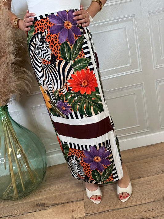 Gonna pareo lunga zebra - Vicolo