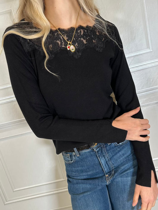 Maglia Rose pizzo - HaveOne