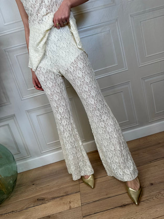 Pantalone a zampa pizzo - Haveone