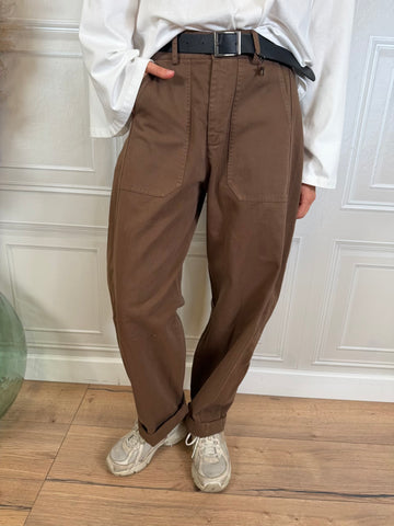 Pantalone egg fit stellina tabacco - SusyMix