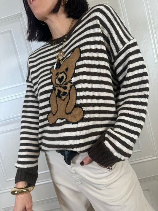 Pull orsetto righe - Philia Loft