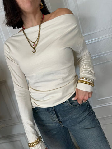 T-shirt scollo Bardot - HaveOne