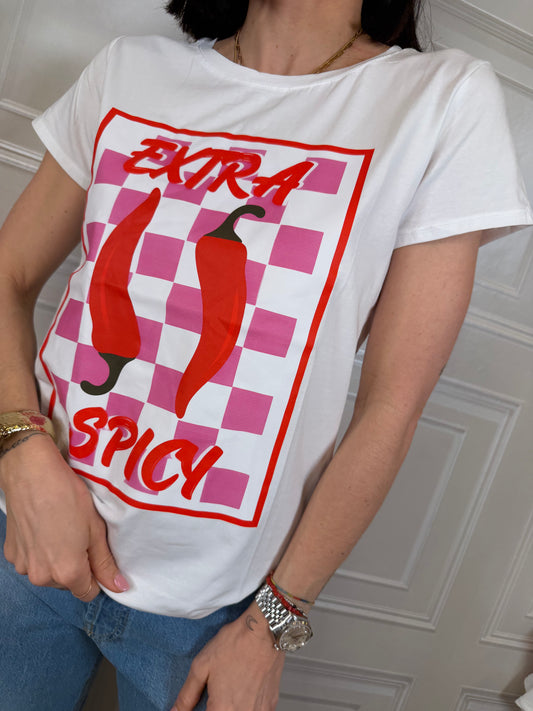 T-shirt peperoncino extra piccante - Hola selection