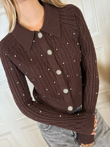 Polo in maglia gioiello - HaveOne
