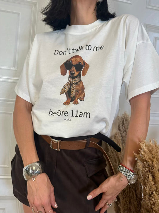 T-shirt don’t talk to me - Vicolo