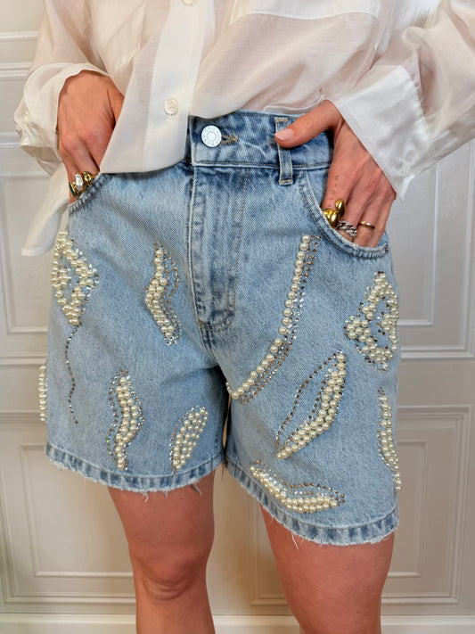 Bermuda strass e perle - HaveOne