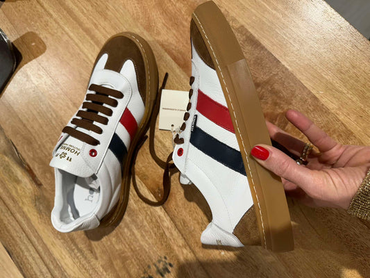 Sneakers in pelle bande - Daniele Alessandrini
