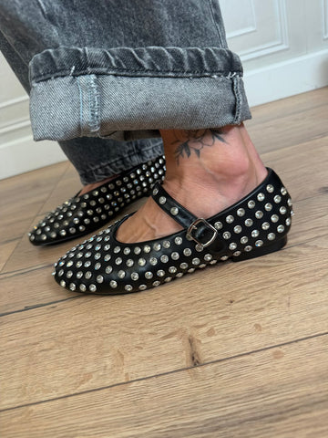 Ballerine strass nero - Ovye
