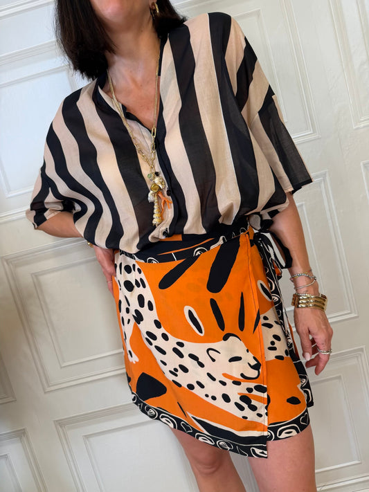 Coordinato camicia e gonna Savana Chic - Vicolo