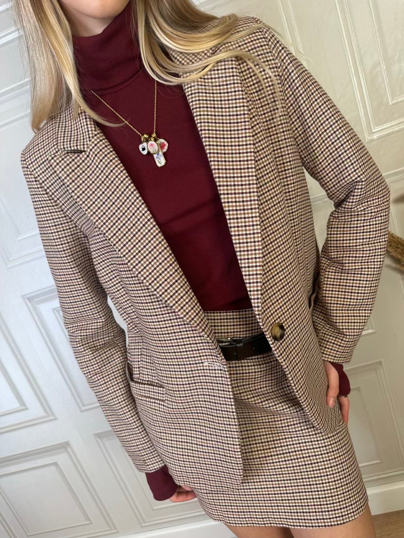 Blazer pied de poule - Haveone