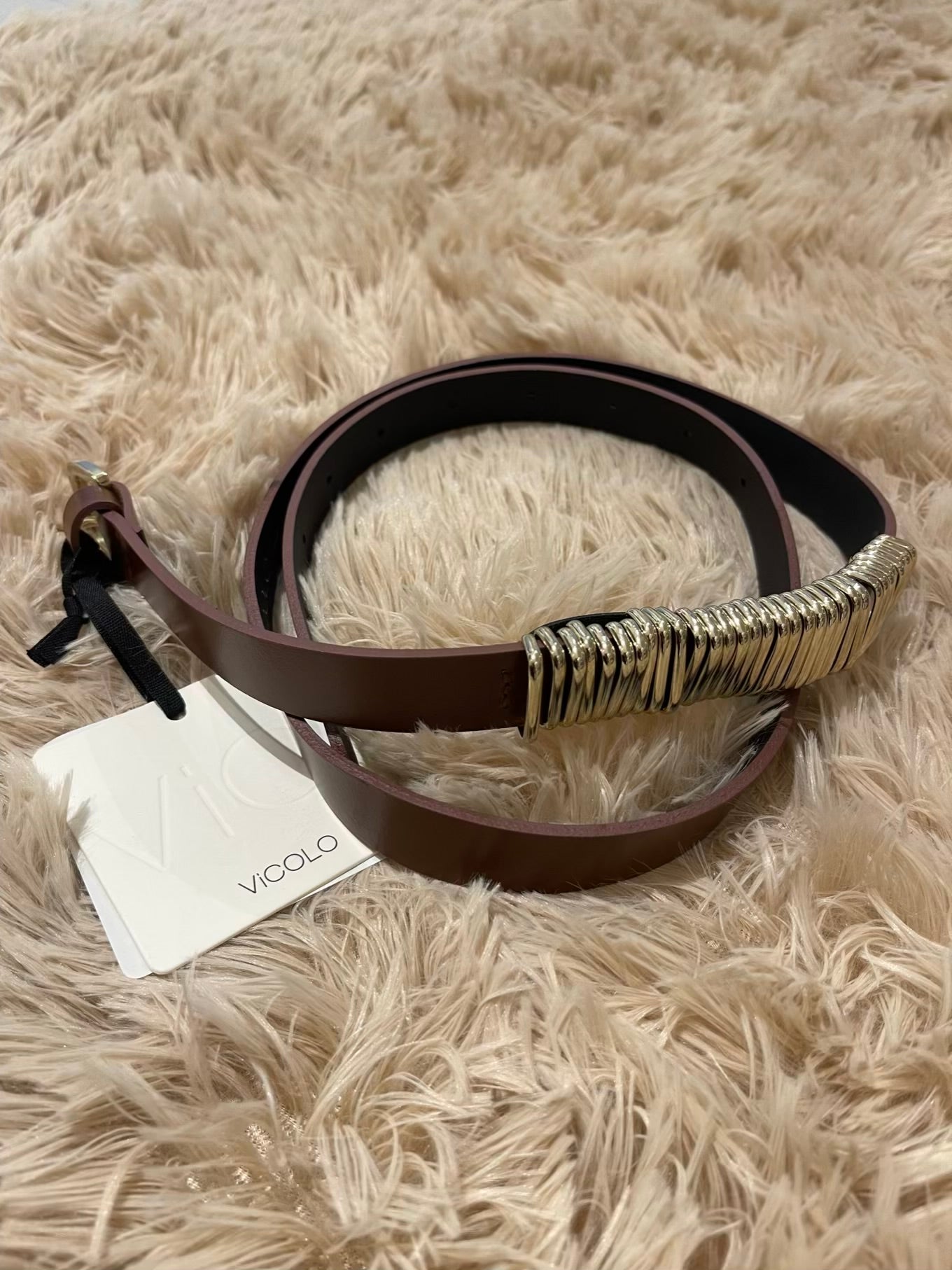 Cintura ring in pelle - Vicolo