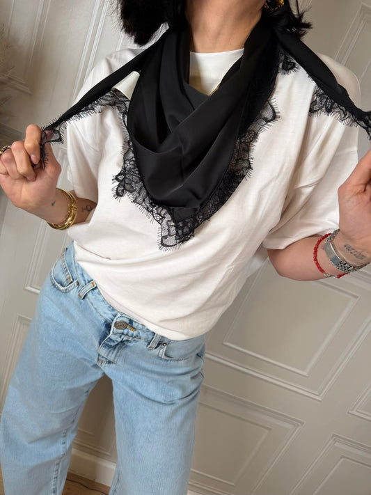 Pareo raso pizzo - HolaSelection