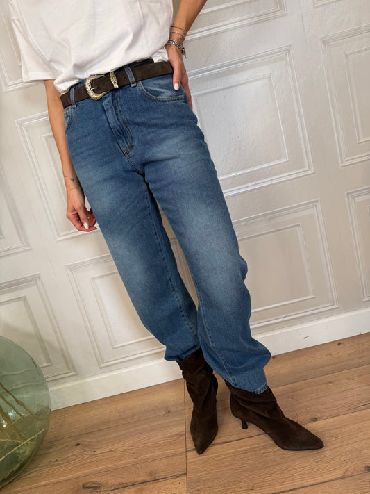 Jeans Giacinto boyfriend blu - Kontatto
