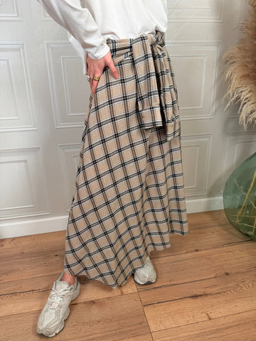 Gonna midi quadri - Kikisix