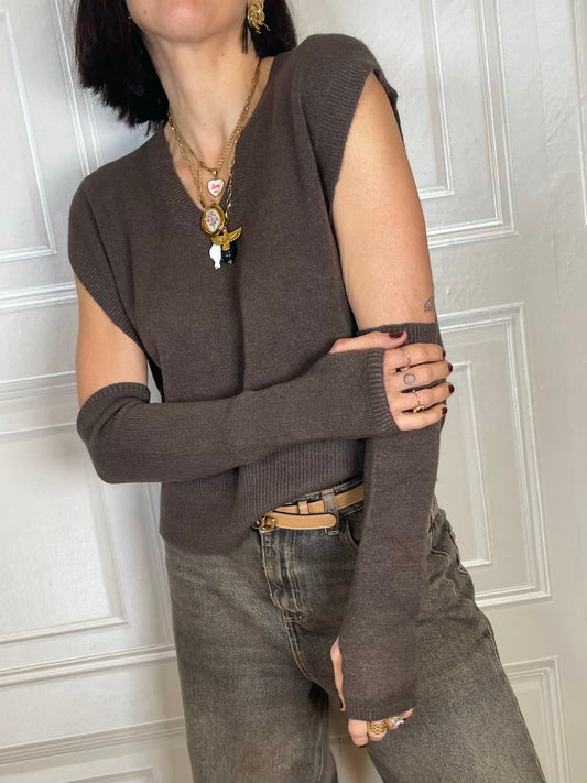 Gilet con manicotti - Haveone