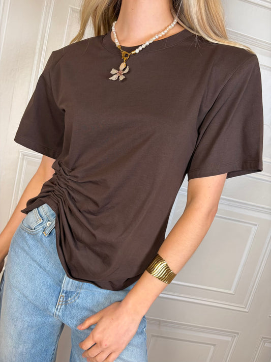 T-Shirt arricciatura - Vicolo