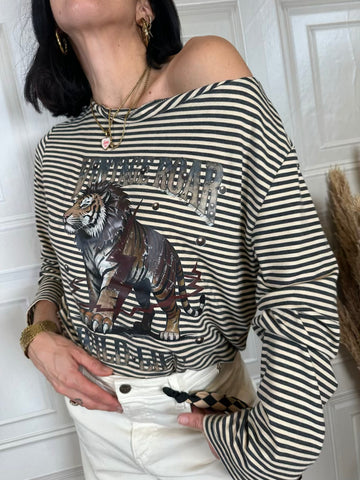 T-shirt manica lunga Vintage Roar - Philia Loft
