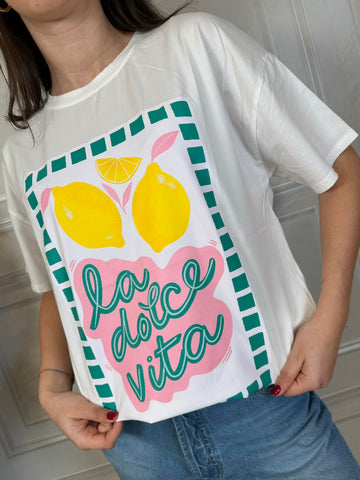 T-Shirt La dolce Vita - HolaSelection