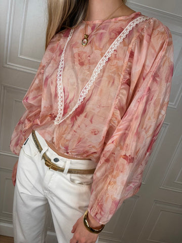 Camicia fiori rosa - Haveone