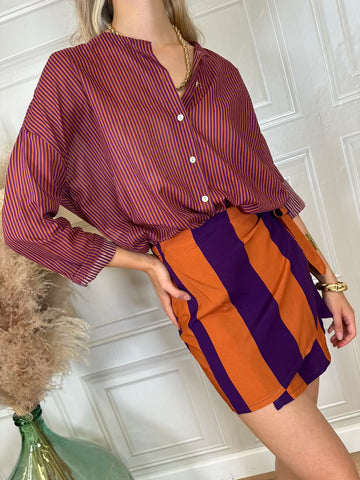 Coordinato Bon Voyage viola tabacco - Kikisix