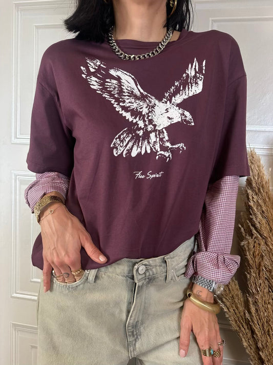 Maglia camicia aquila vintage - Philia Loft