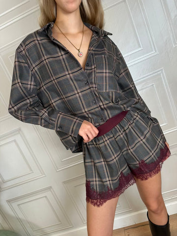 Camicia tartan con taschino - Haveone