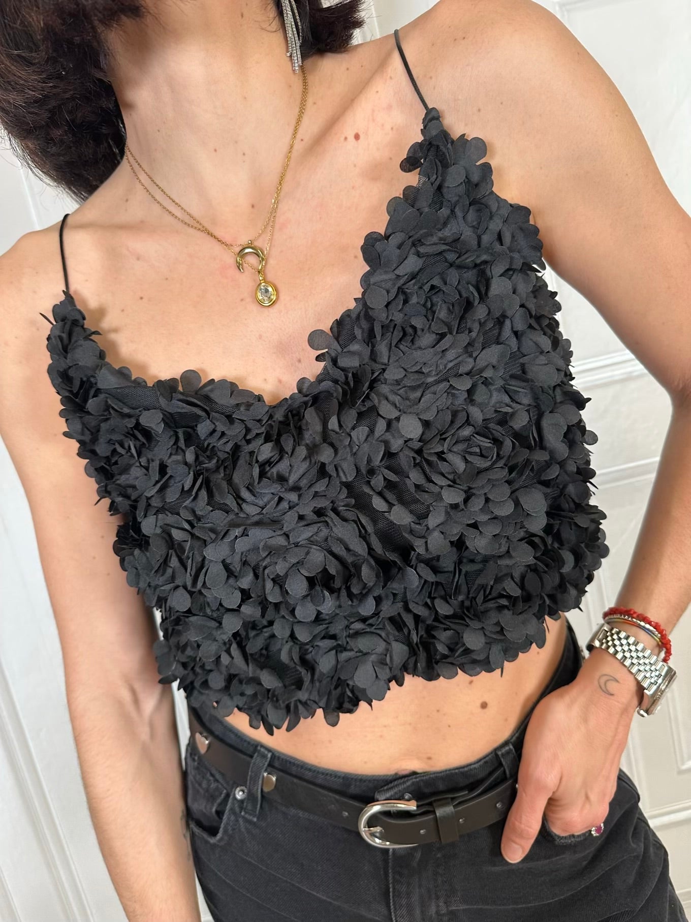 Top crop fiori - Tensione In