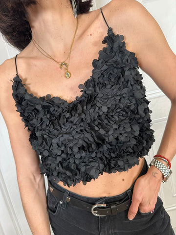 Top crop fiori - Tensione In