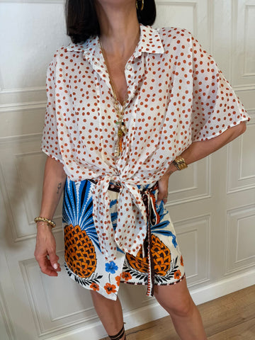 Coordinato camicia e gonna Pina colada- Vicolo