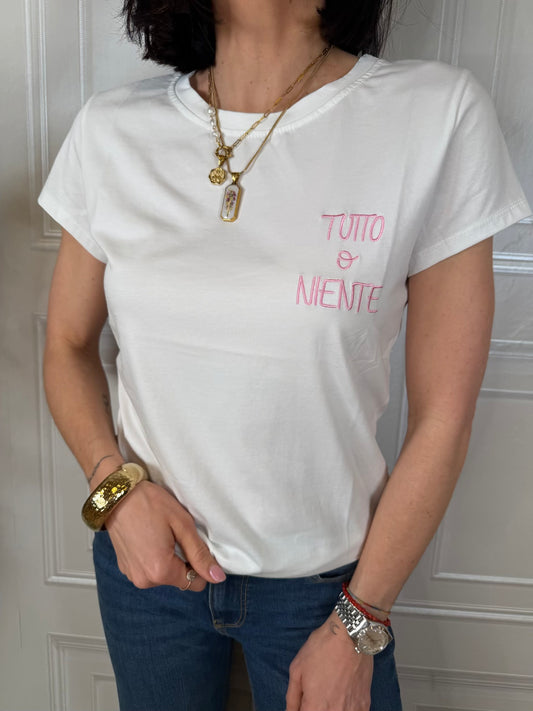 T-shirt “Tutto o niente” - Hola Selection
