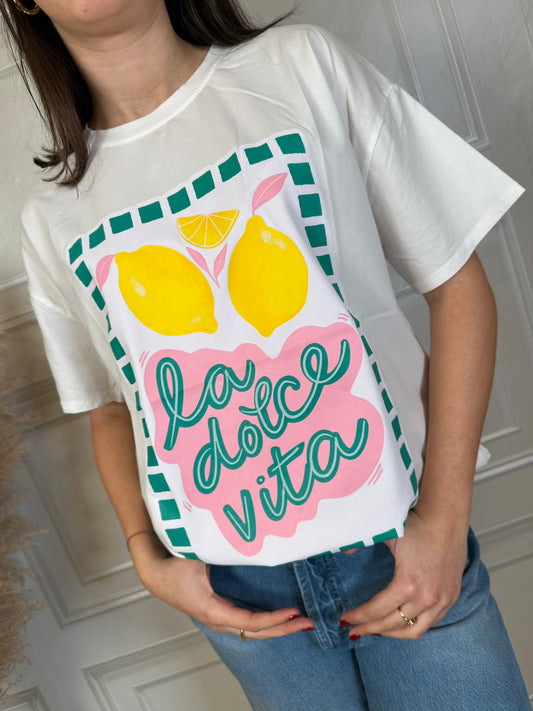 T-Shirt La dolce Vita - HolaSelection