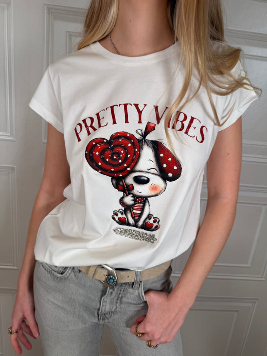 T-shirt Pretty Vibes - Vicolo