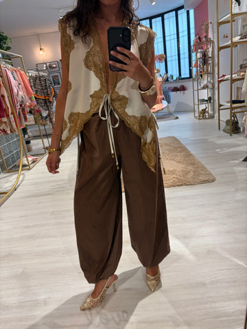 Gilet in raso e pizzo - PhiliaLoft
