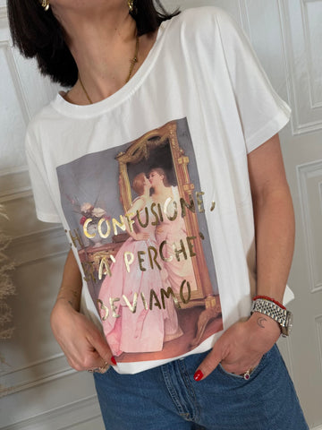 T-Shirt che confusione, sarà perché beviamo - HolaSelection