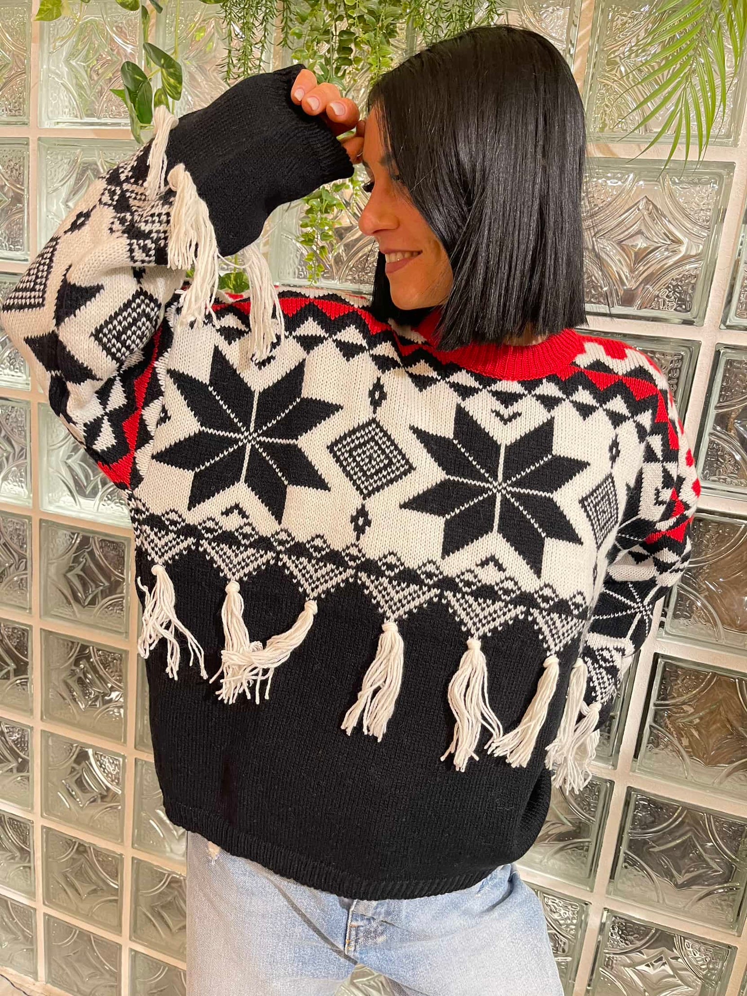 Pull fantasia con frange - Vicolo