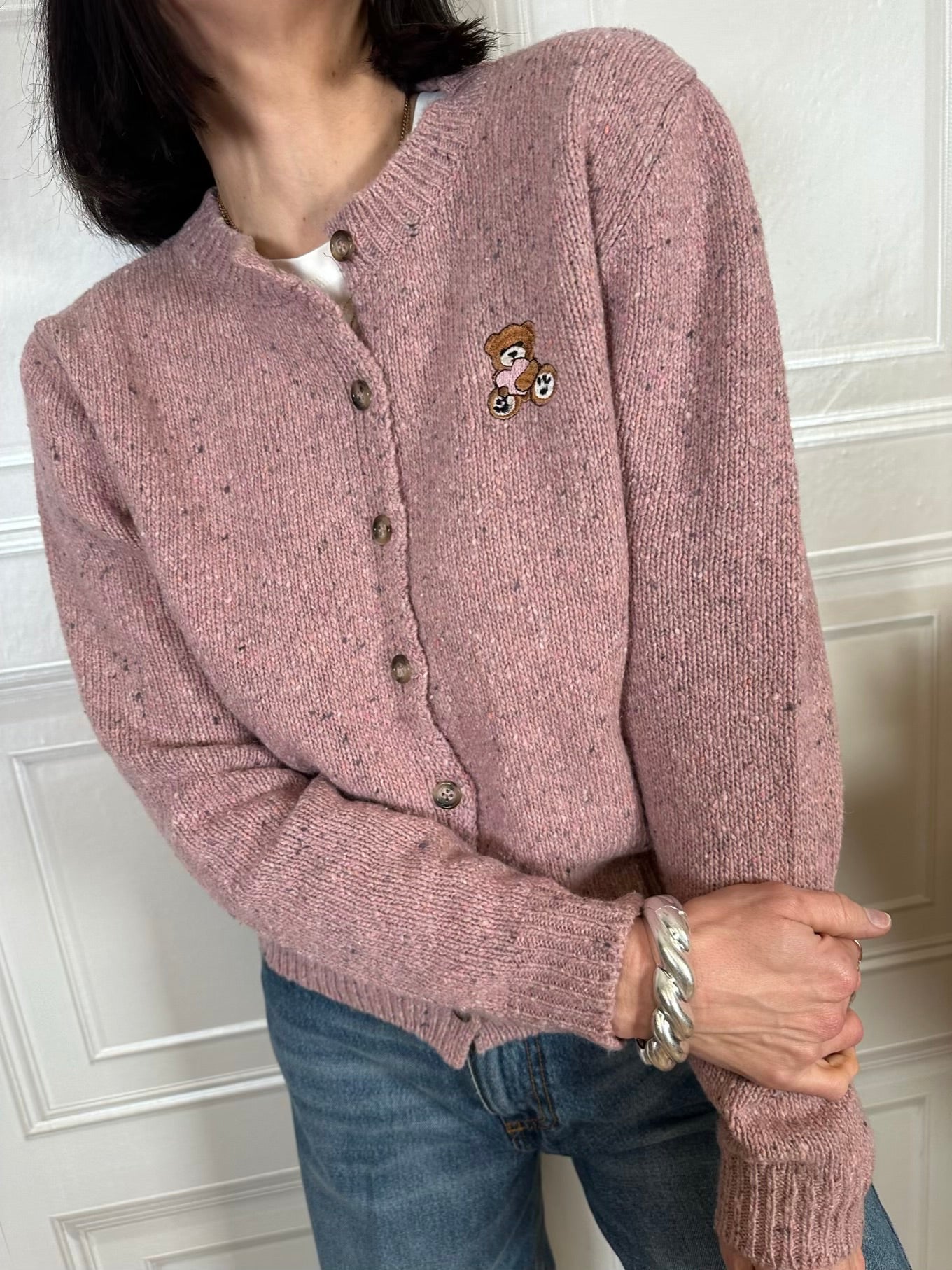 Giacchina ricamo orsetto - Kontatto