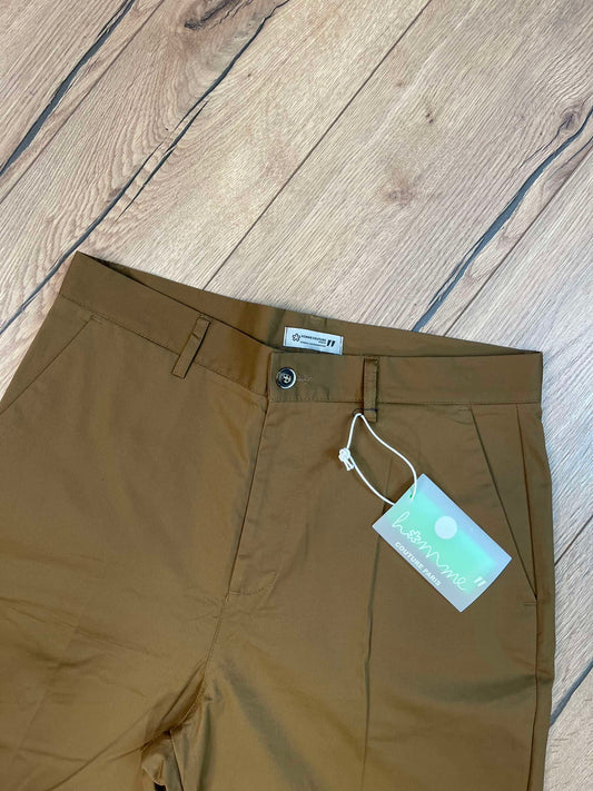 Pantalone vita alta cammello - Daniele Alessandrini
