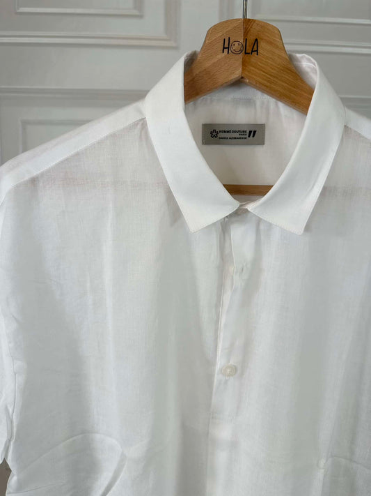 Camicia casacca manica corta - Daniele Alessandrini