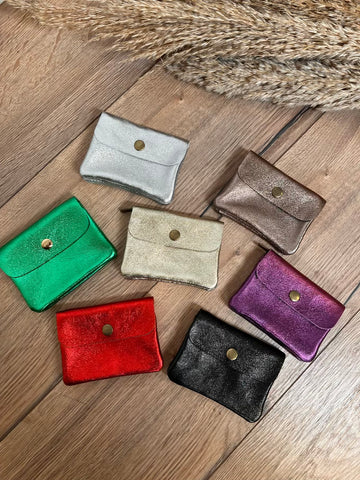 Portafoglio a bustina mini lurex- Hola Selection