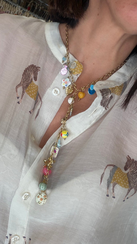 Collana Minorca multicharms - Hola