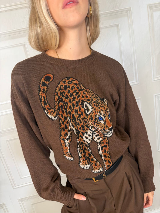 Maglione leopardo moro - Vicolo