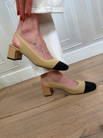Slingback bicolor - Ovyé