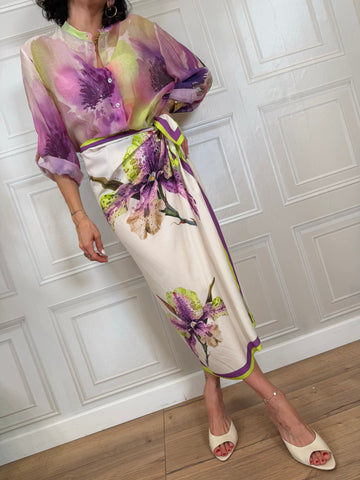 Gonna pareo orchidea lilla - Haveone