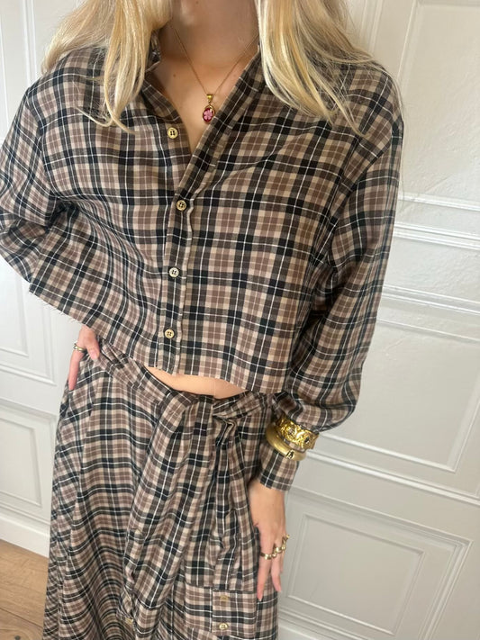 Camicia scozzese crop - Vicolo